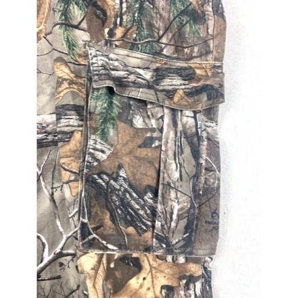 Realtree Men's Camouflage Hunting Cargo Pants XXXL 48/50 Adjustable Hem - Picture 6 of 12